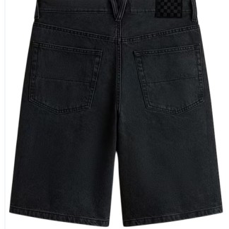 VANS BERMUDAS CHECK 5 BAGGY WASHED BLACK BACK