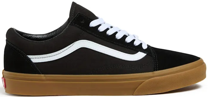 VANS ZAPATILLAS OLD SKOOL BLACK GUM VN000CR5B9M VISTA LATERAL