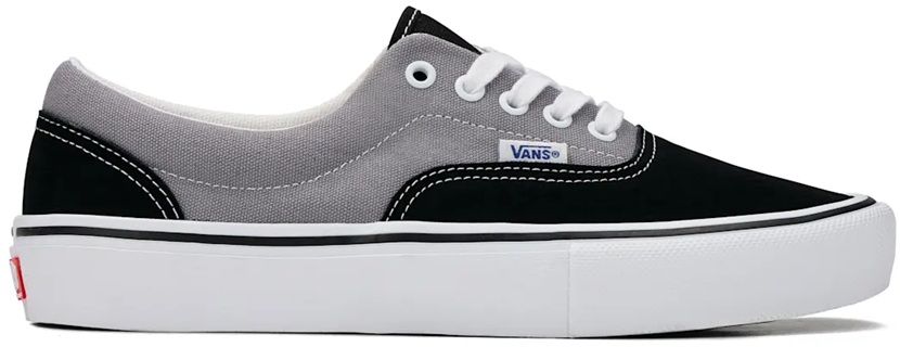 VANS ZAPATILLAS SKATE ERA BLACK GREY LATERAL
