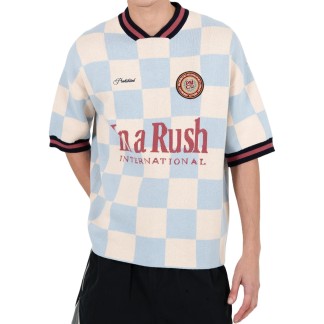 PROHIBITED JERSEY MANGA CORTA VICTORY KNIT TRIKOT BLUE FRONT