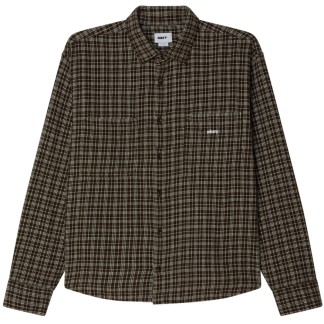OBEY CAMISA MANGA LARGA BIGWIG RICK WOVEN WREN MULTI FRONT
