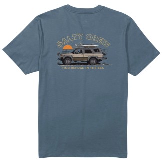 SALTY CREW CAMISETA MANGA CORTA GET READY SLATE BACK