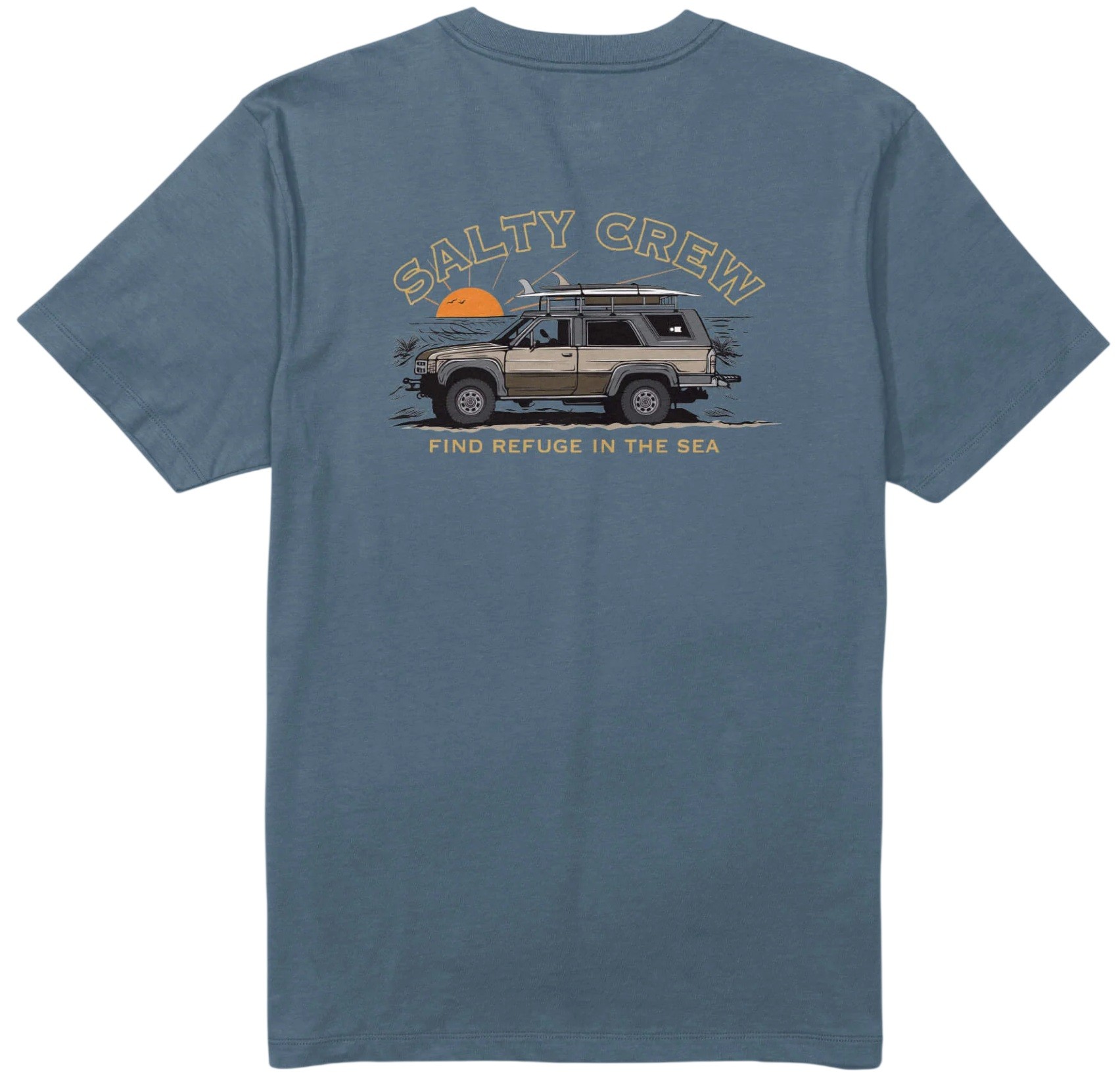 SALTY CREW CAMISETA MANGA CORTA GET READY SLATE BACK