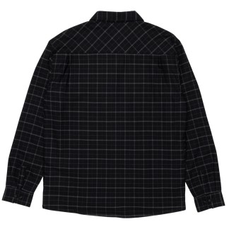 SALTY CREW FATHOM LS TECH SACKER BLACK GREEN BACK