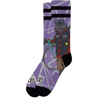 AMERICAN SOCKS CALCETINES CYCLING WOLF LATERAL AS551
