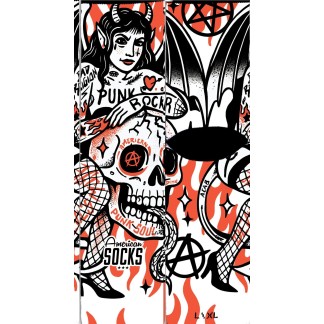 AMERICAN SOCKS CALCETINES DEVILS MUSE DIBUJO AS541