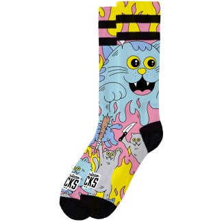 AMERICAN SOCKS CALCETINES KILLER KITTIES LATERAL AS548