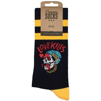 AMERICAN SOCKS CALCETINES LOVE KILLS LATERAL AS536