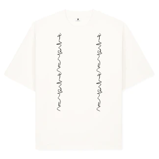 POETIC-COLLECTIVE-CAMISETAS-Crayon Chain T-shirt - WHITE 1