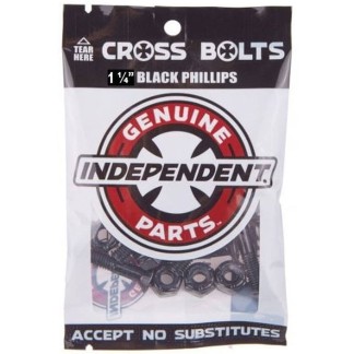 INDEPENDENT TORNILLOS 125 PHILLIPS BLACK PARA EJES PAQUETE