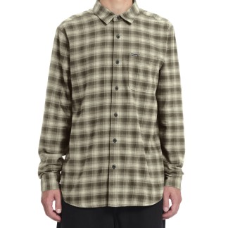 VOLCOM CADEN PLAID - Light Khaki