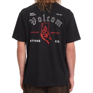 VOLCOM CAMISETA WINOME BSC SST BLACK BACK