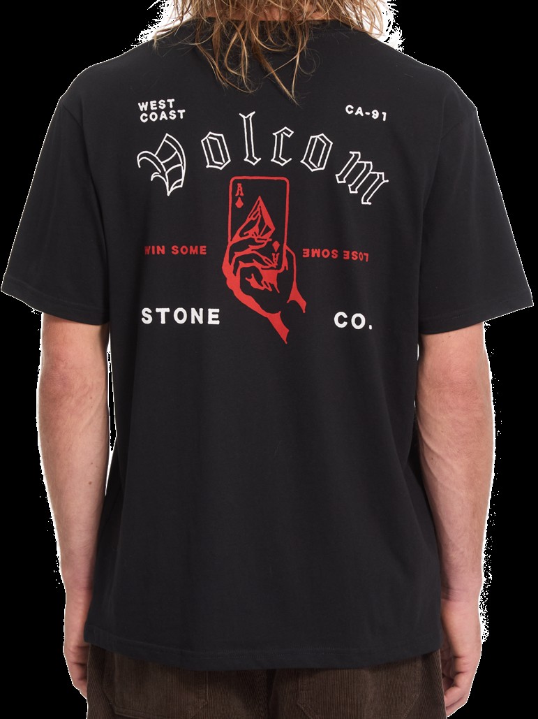 VOLCOM CAMISETA WINOME BSC SST BLACK BACK