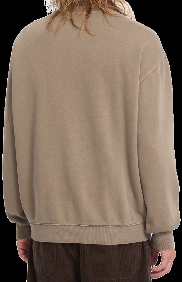 VOLCOM SUDADERA CUELLO REDONDO SINGLE STONE PW CREW EARTH BACK