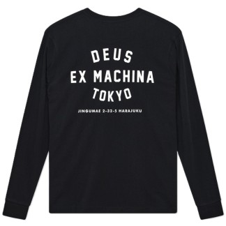 DEUS EX MACHINA CAMISETA MANGA LARGA HARAJUKU SING LS BLACK BACK