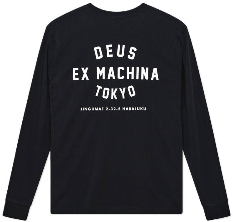 DEUS EX MACHINA CAMISETA MANGA LARGA HARAJUKU SING LS BLACK BACK