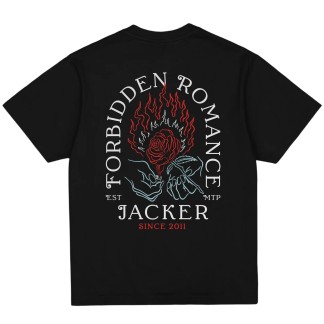JACKER CAMISETA MANGA CORTA FORBIDEN ROMANCE BLACK BACK
