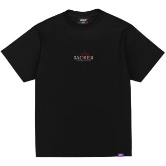 JACKER CAMISETA MANGA CORTA FORBIDEN ROMANCE BLACK FRONT