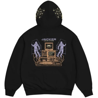 JACKER SUDADERA DE CAPUCHA MK ULTRA BLACK BACK