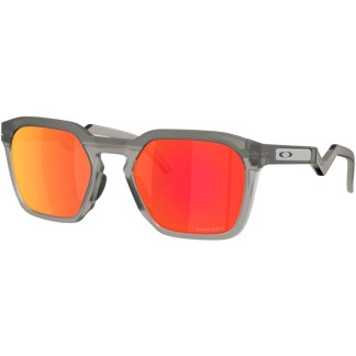 OAKLEY GAFAS DE SOL HSTN SQ MATTE GREY SMOKE PRIZM RUBY FRONT