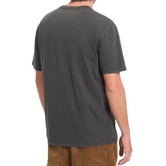 VOLCOM CAMISETA MANGA CORTA SOLID STONE EMB SST BLACK BACK