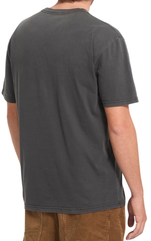 VOLCOM CAMISETA MANGA CORTA SOLID STONE EMB SST BLACK BACK
