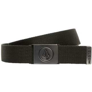 VOLCOM CINTURON CIRCLE WEB BELT RINSED BLACK