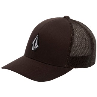 VOLCOM GORRA FULL STONE CHEESE FLEXFIT RAISIN FRONT
