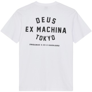 DEUS EX MACHINA CAMISETA MANGA CORTA HARAJUKU HELMET TEE WHITE BACK