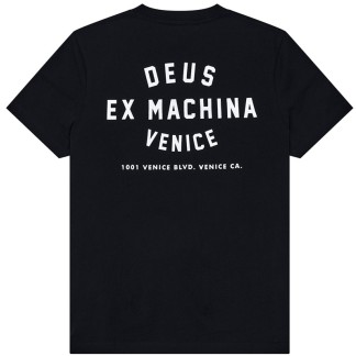 DEUS EX MACHINA CAMISETA MANGA CORTA VENICE SKULL BLACK BACK
