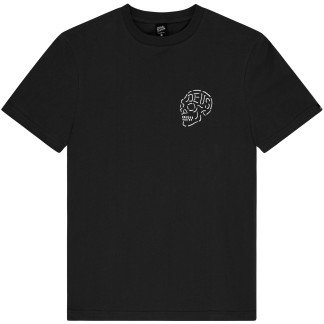 DEUS EX MACHINA CAMISETA MANGA CORTA VENICE SKULL TEE BLACK FRONT