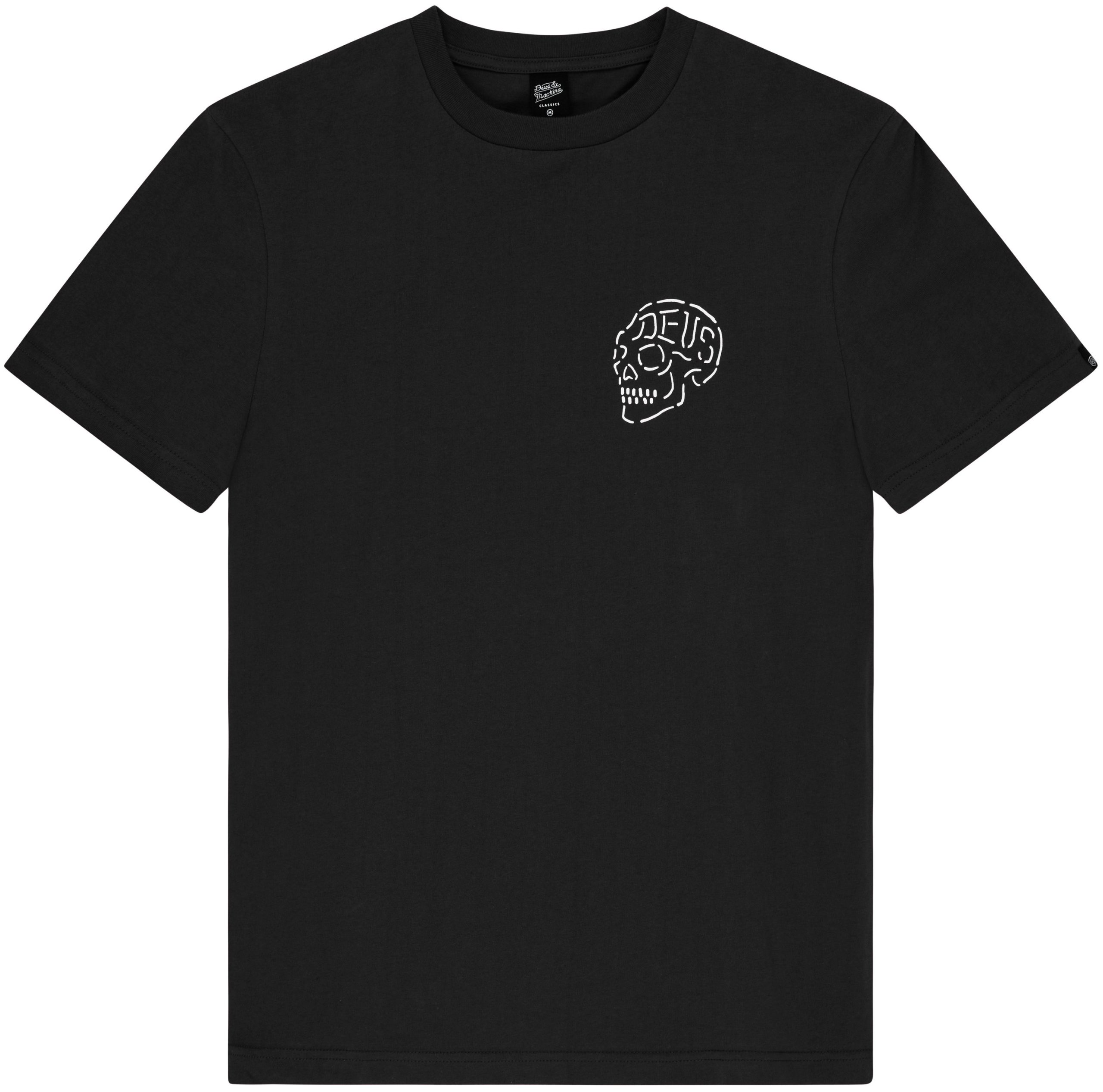 DEUS EX MACHINA CAMISETA MANGA CORTA VENICE SKULL TEE BLACK FRONT