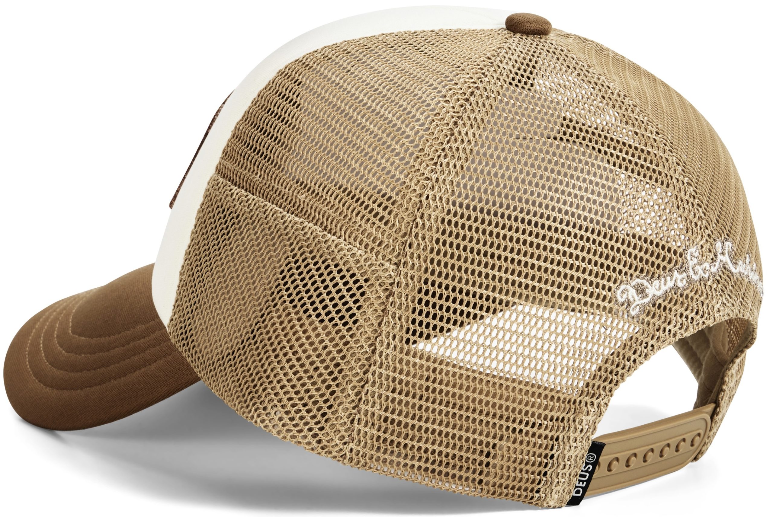 DEUS EX MACHINA GORRA JOSEL TRUCKER CAMEL BROWN BACK