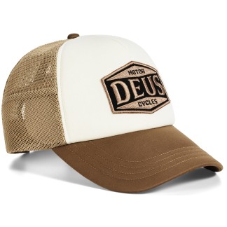 DEUS EX MACHINA GORRA JOSEL TRUCKER CAMEL BROWN FRONT