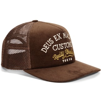 DEUS EX MACHINA GORRA MARSDEN TRUCKER BROWN FRONT