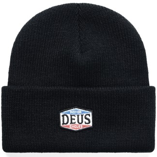 DEUS EX MACHINA GORRO DE PUNTO BENJIE BLACK FRONT