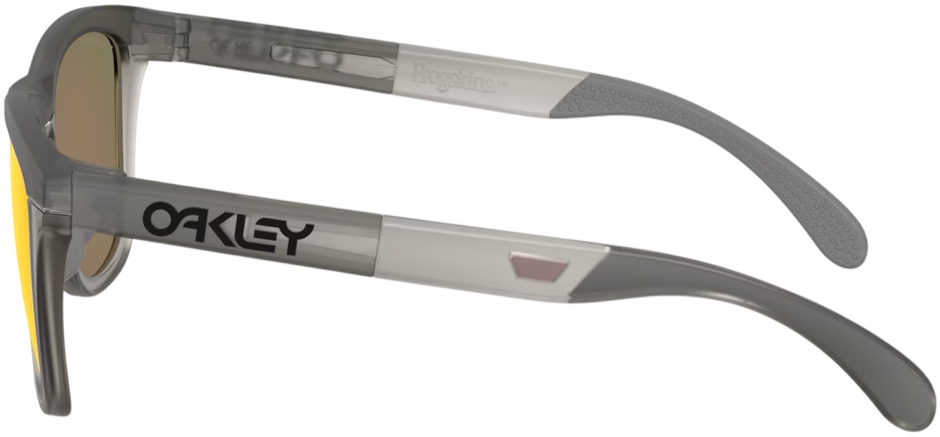 OAKLEY GAFAS DE SOL FROGSKIN RANGE XL MATTE GREY SMOKE PRIZM RUBY LATERAL