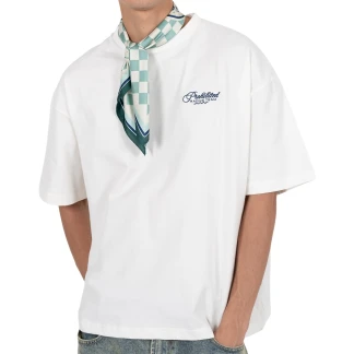 PROHIBITED CAMISETA MANGA CORTA GRAND PRIX OFF WHITE FRONT