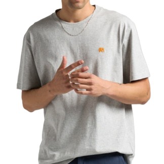 TRENDSPLANT CAMISETA MANGA CORTA ESSETIAL HEATHER GREY FRONT MODELO