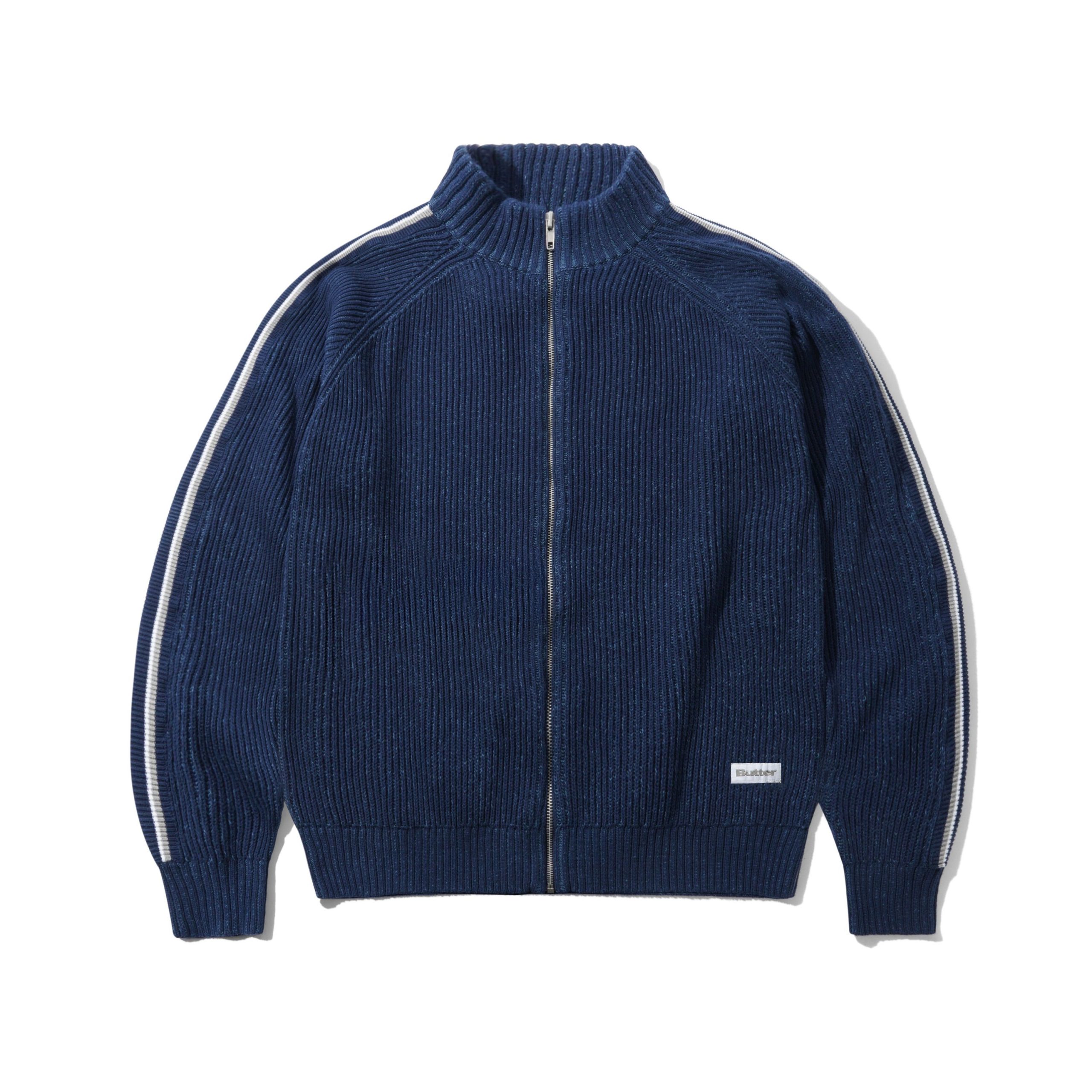 butter-chaqueta-Club Zip-Thru Knit Navy 1