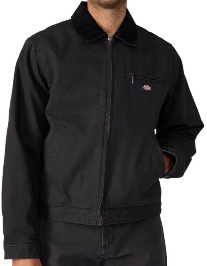 DICKIES CHAQUETA 758 DUCK BLACK FRONT