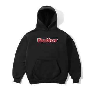 butter-sudaderas-Ripstop Logo Applique Pullover Hood black1