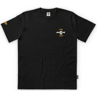 THE DUDES CAMISETA MANGA CORTA DEADBEAT SNARE BLACK FRONT