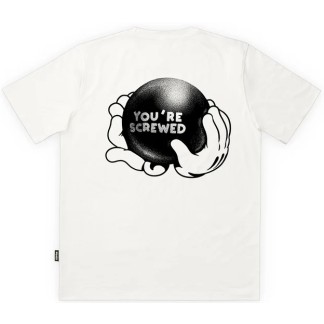 THE DUDES CAMISETA MANGA CORTA YOU RE SCREWED OFF WHITE BACK