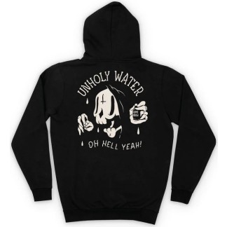 THE DUDES SUDADERA DE CAPUCHA UNHOLY WATER BLACK BACK