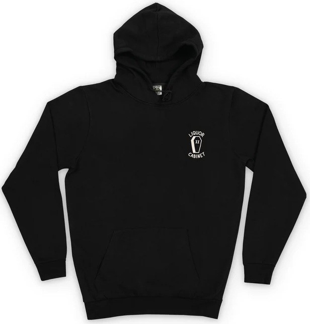 THE DUDES SUDADERA DE CAPUCHA UNHOLY WATER BLACK FRONT