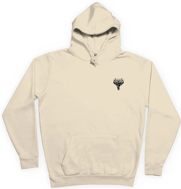 THE DUDES SUDADERA PEOPLE IN FIRE ALMOND MILK FRONT