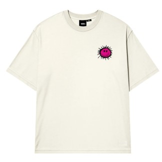 VANS CAMISETA MANGA CORTA CHECKERBOARD BEHAVIOUR EGRET FRONT