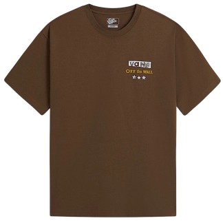 VANS CAMISETA MANGA CORTA DISTORTION REALLITY VINTAGE COCOA FRONT