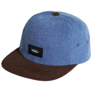 VANS GORRA CAMPUS JOCKEY STONEWASH BLUE FRONT